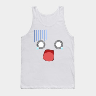 Nani?! Panicked Anime Face Tank Top